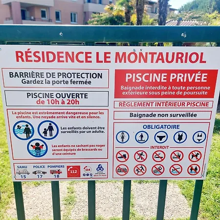 Appartement Le Montauriol - Logement Avec Terrasse - Piscine -tennis - Place De Parking Privee *